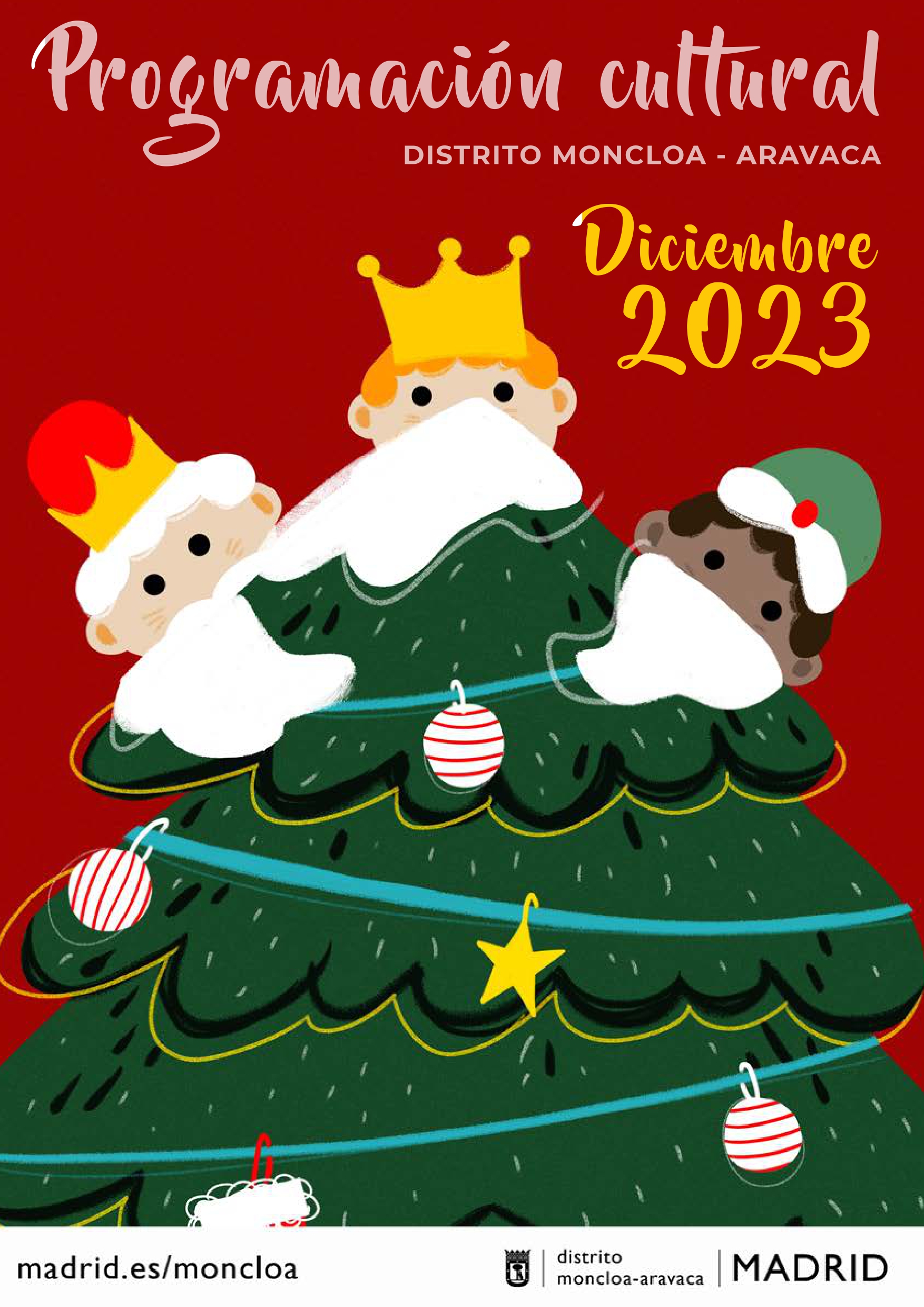 Cartel Programación Navidad Moncloa-Aravaca